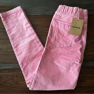 Mini Boden 9Y Pink Corduroy Pants